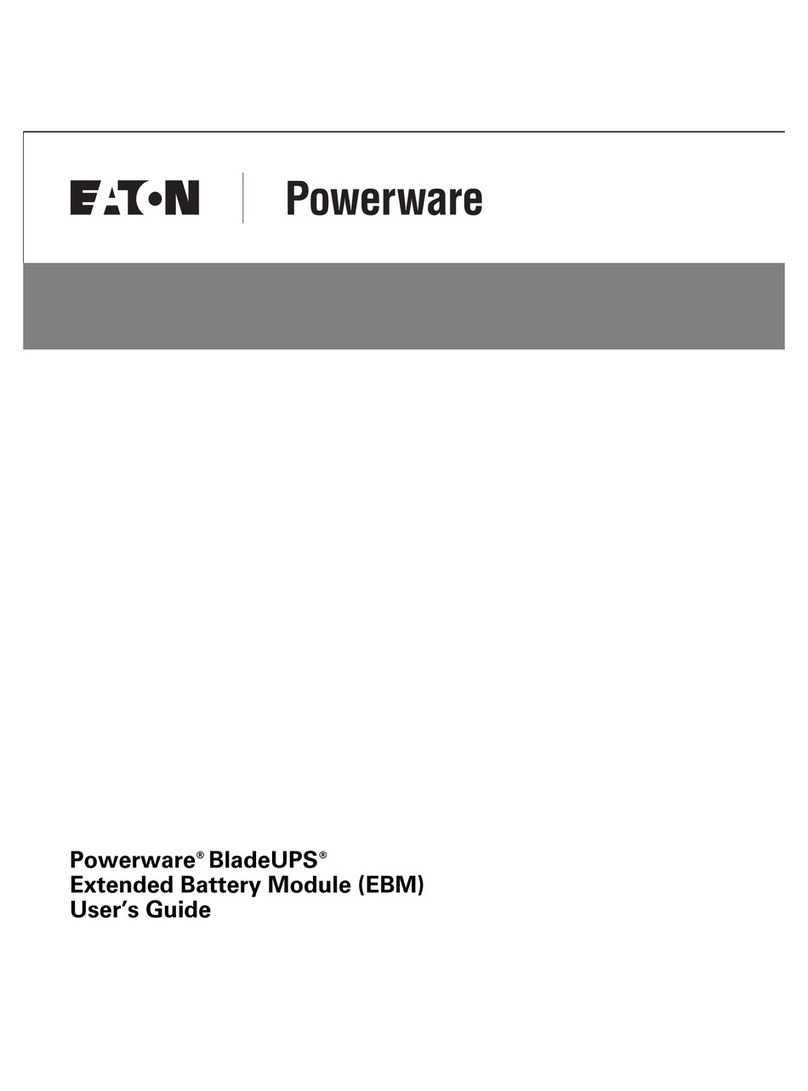 Eaton BladeUPS none Manual de usuario