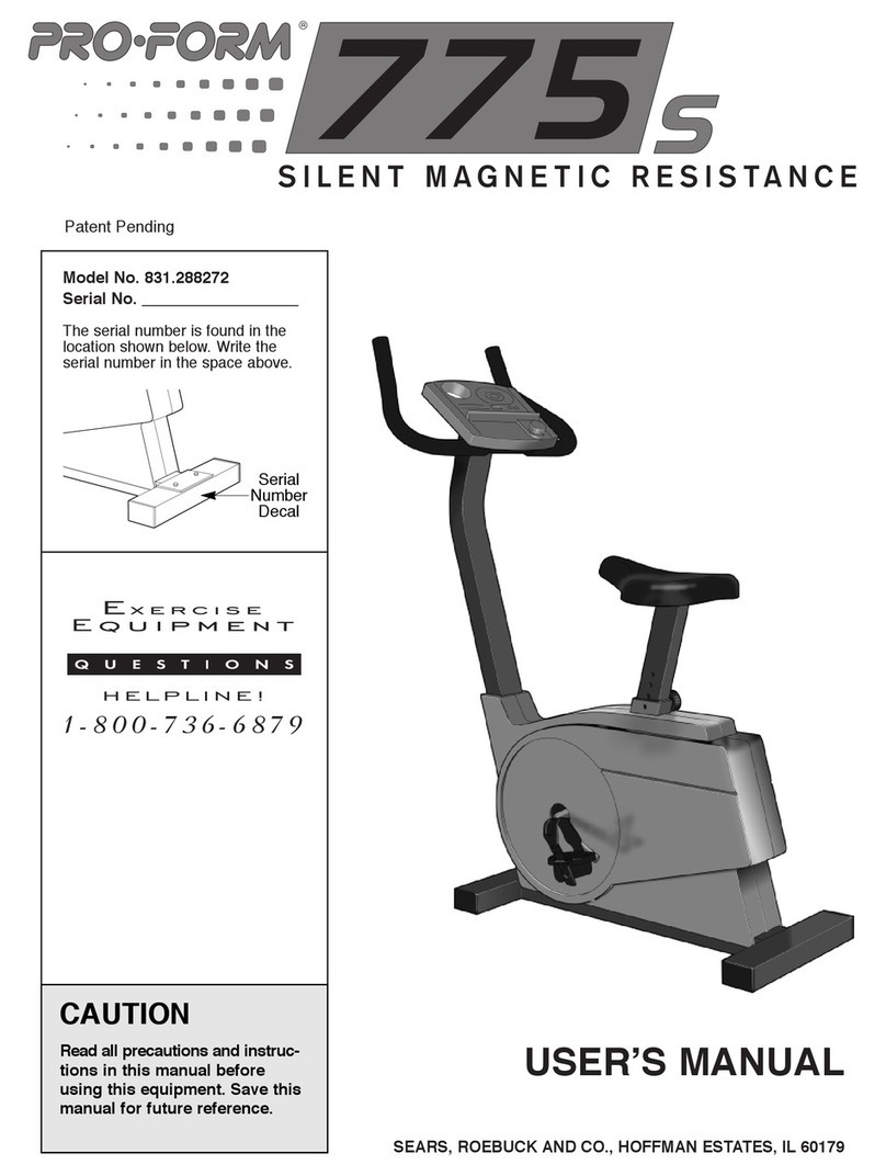 Pro-Form 831.288272 Manual de usuario