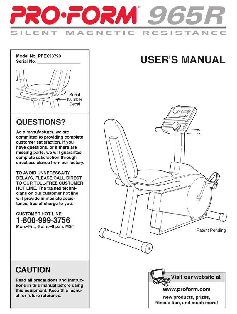 Pro-Form PFEX33790 Manual de usuario