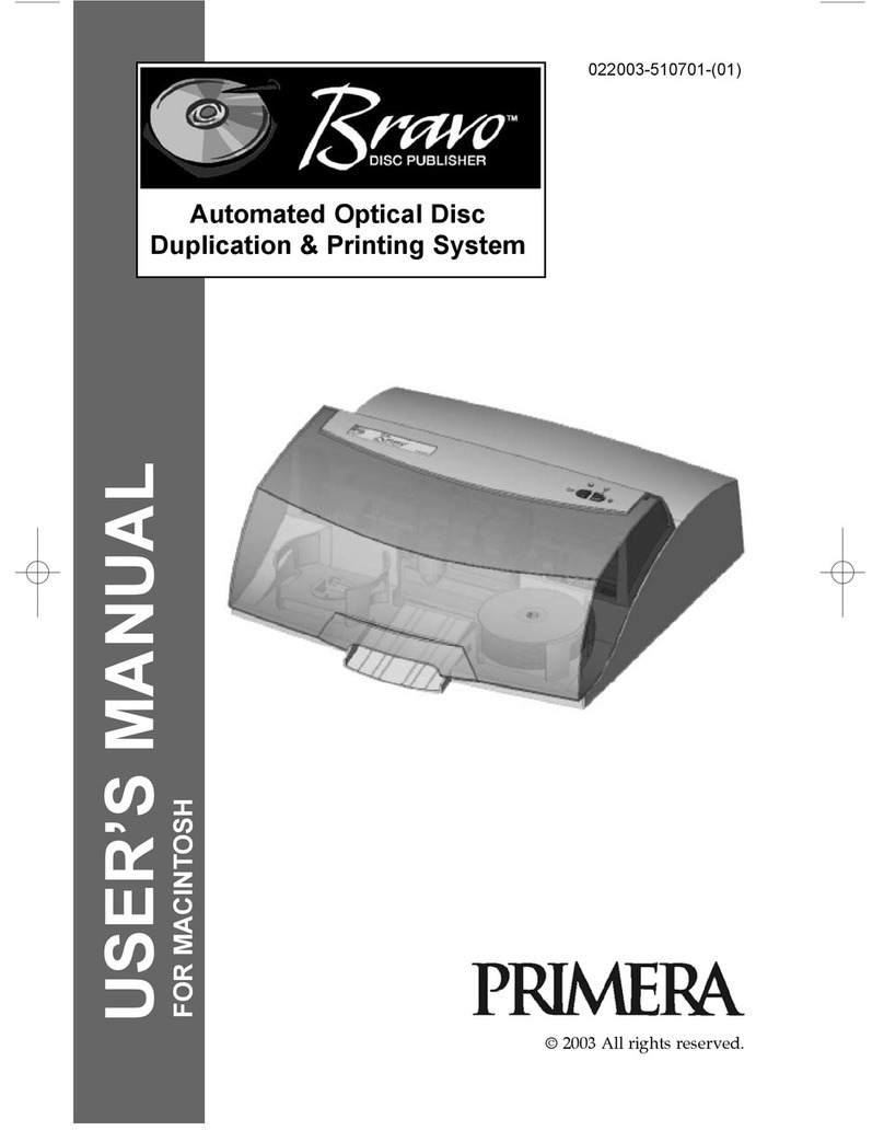 Primera BravoTM Manual de usuario Primera BravoTM Manual de usuario