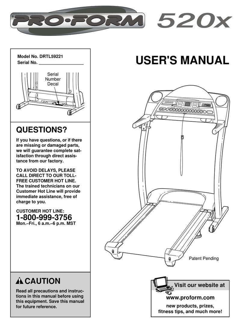 Pro-Form DRTL59221 Manual de usuario