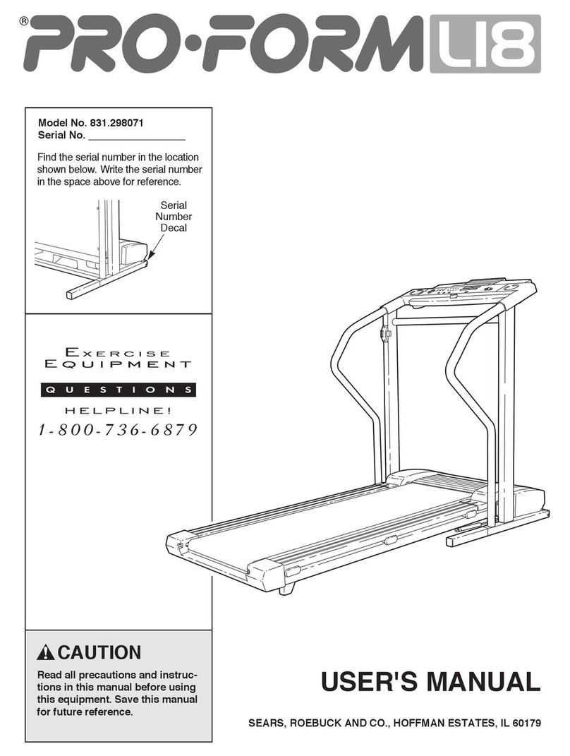 Pro-Form 831.298071 Manual de usuario