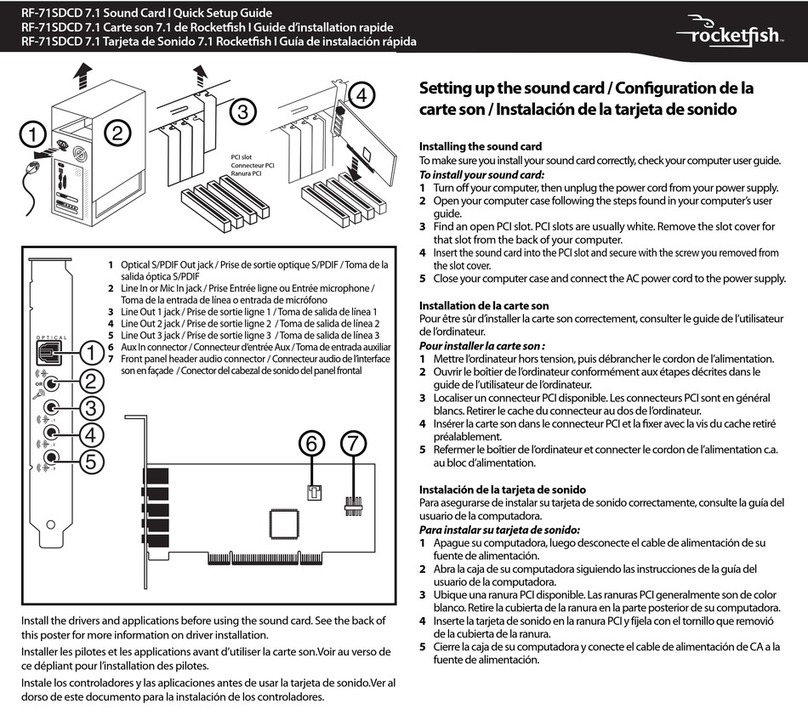 Rocket Fish RF-71SDCD Manual de usuario