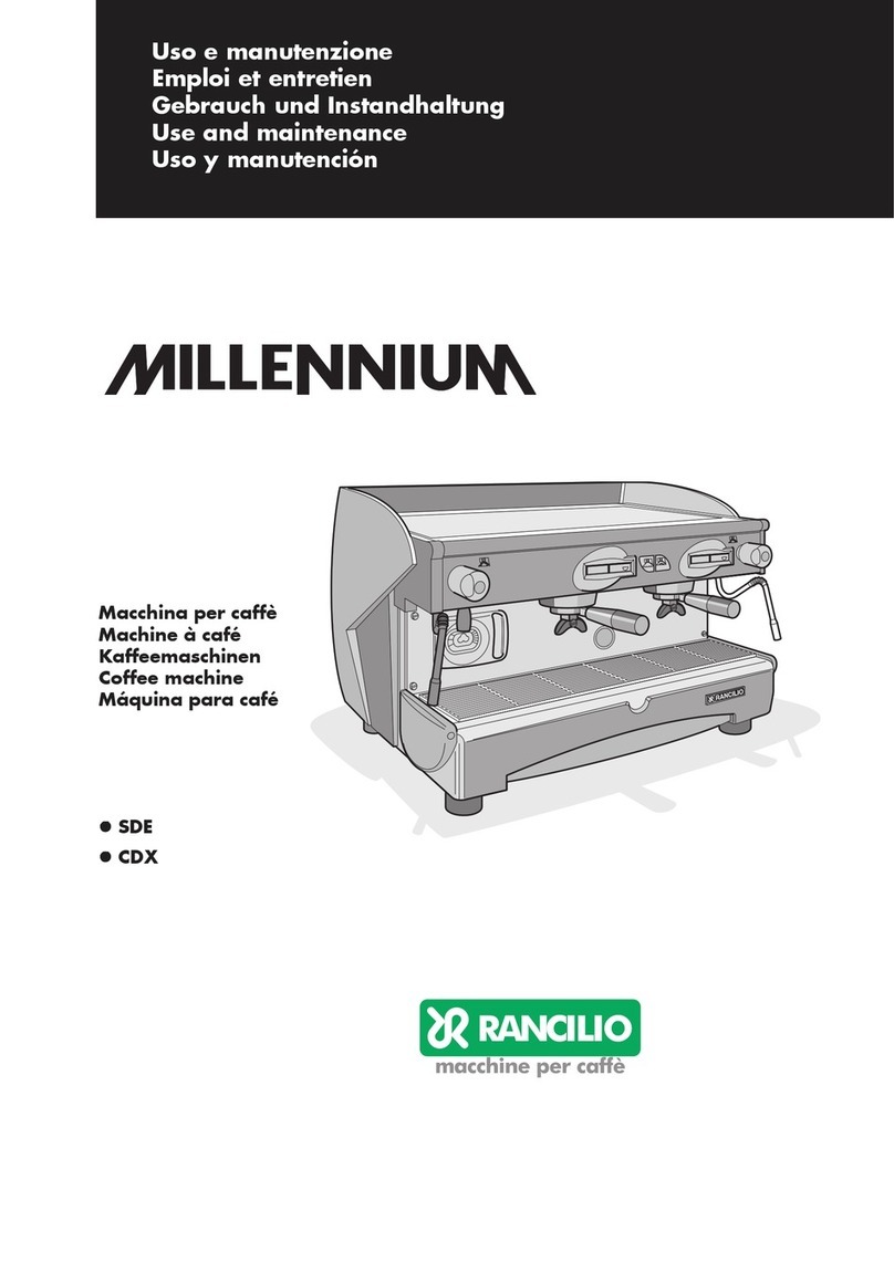 Rancilio Millennium Manual de usuario Rancilio Millennium Manual de usuario