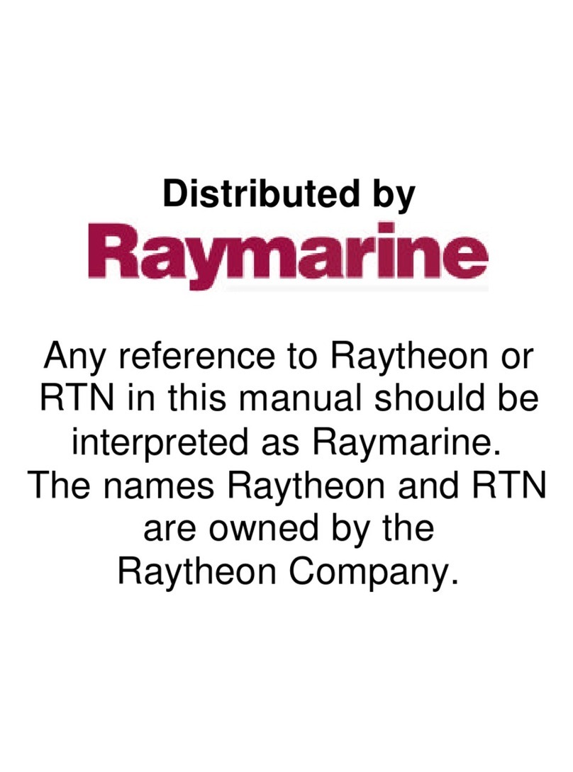 Raymarine navigation system Manual de usuario