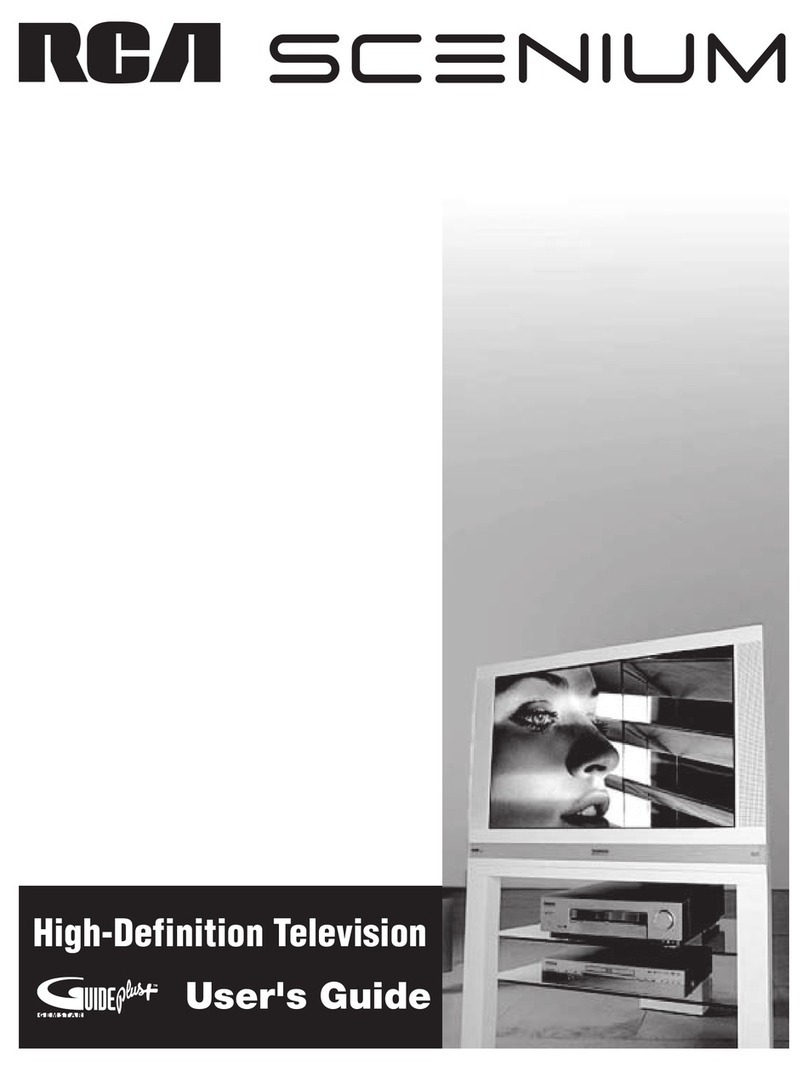 RCA Scenium HD56W151 Manual de usuario