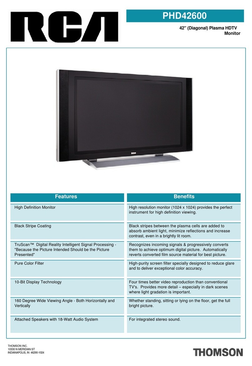 RCA PHD42600 Manual de usuario