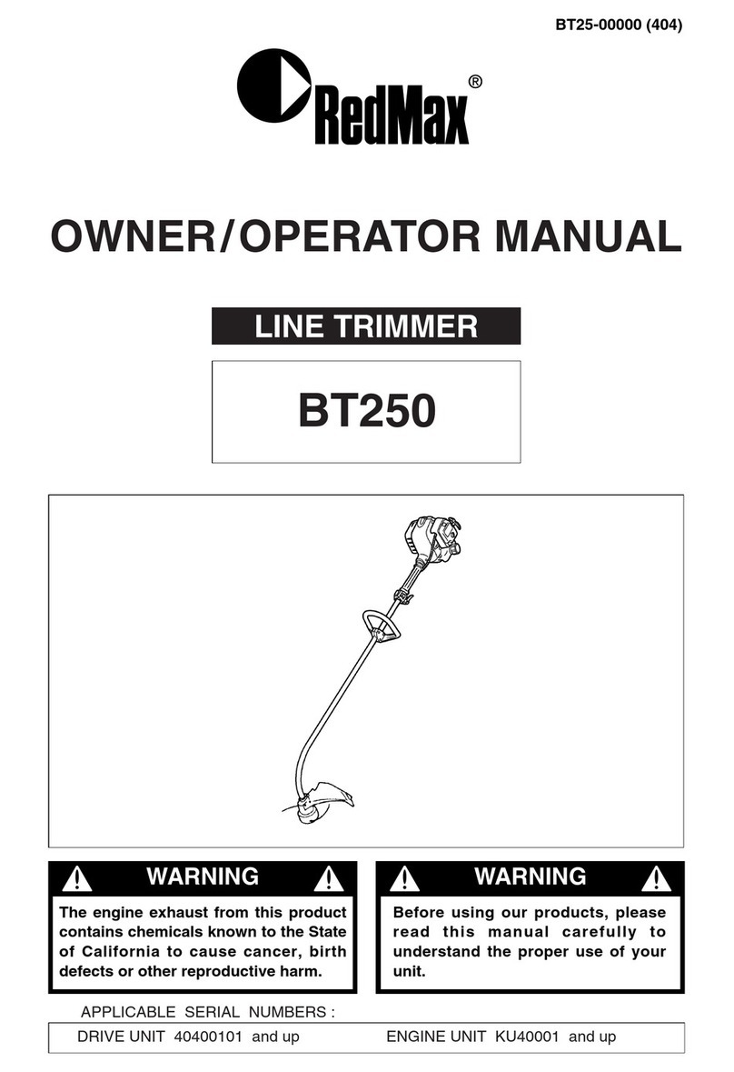 RedMax BT250 Manual del propietario