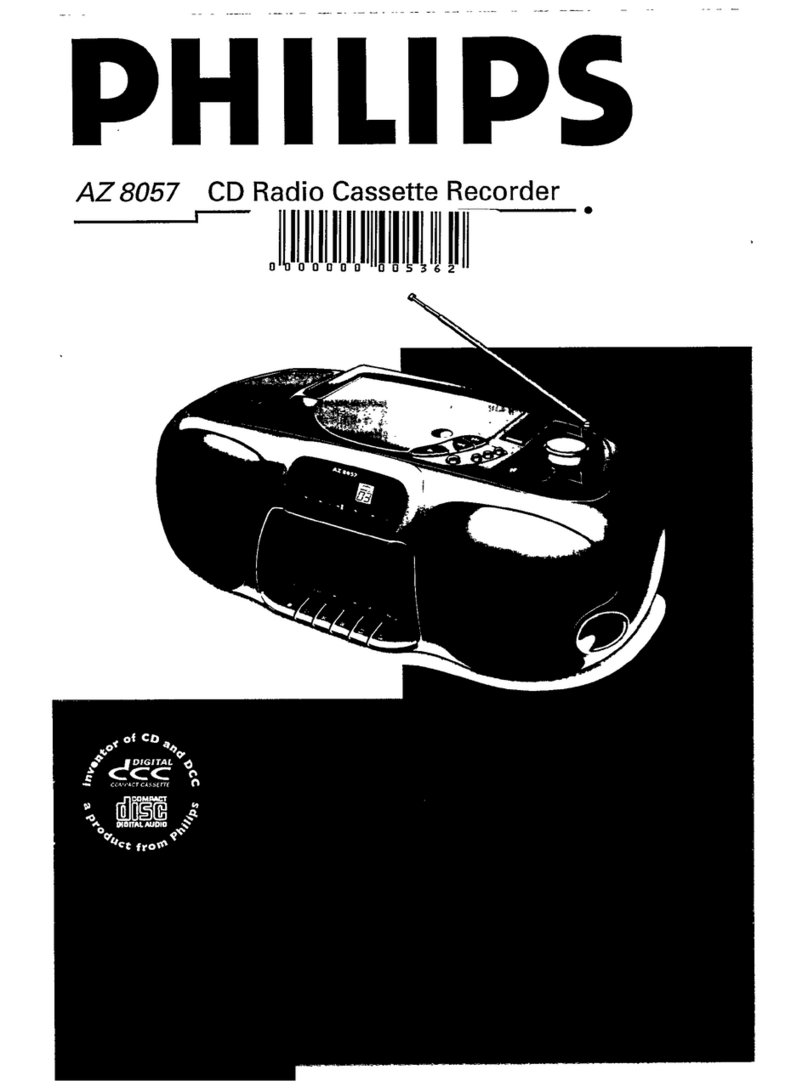 Philips AZ8057 Manual de usuario