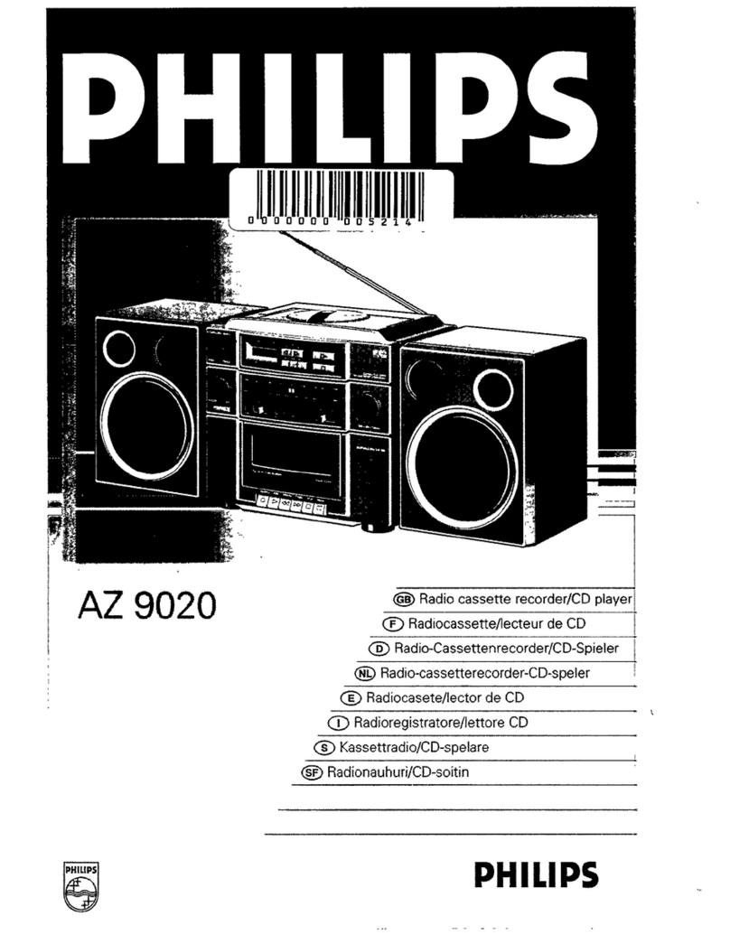 Philips AZ9020 Manual de usuario