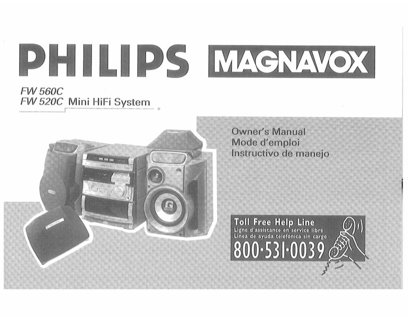 Philips Magnavox FW 520C Manual de usuario