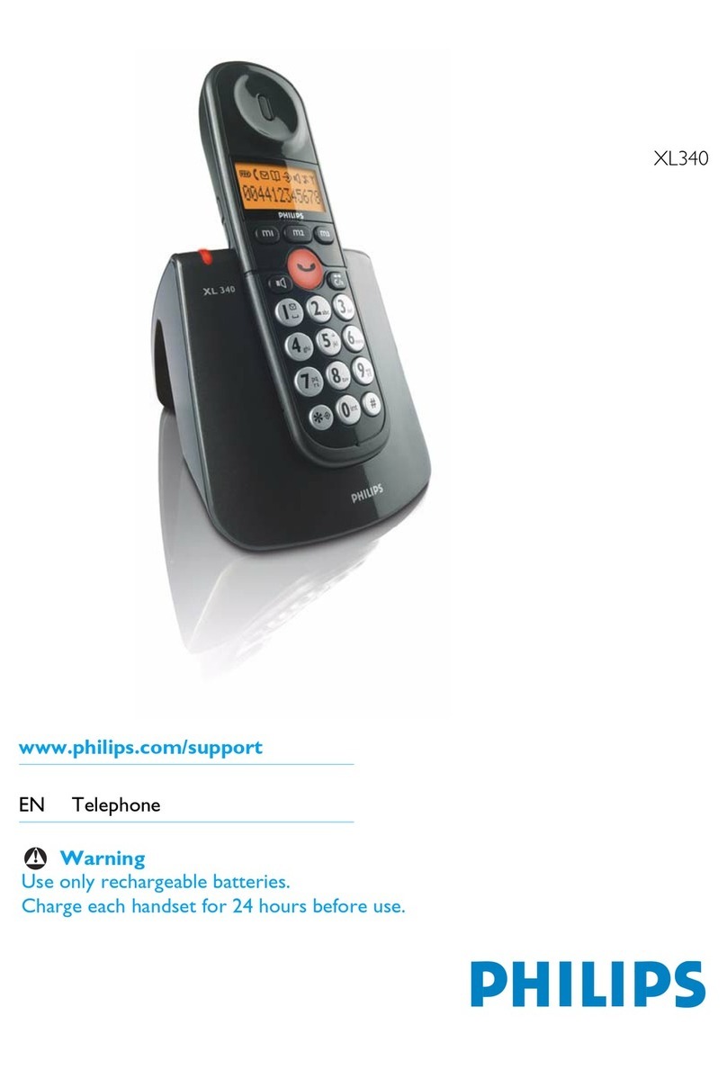 Philips XL340 Manual de usuario