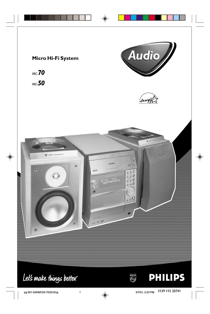 Philips MC-70 Manual de usuario Philips MC-70 Manual de usuario