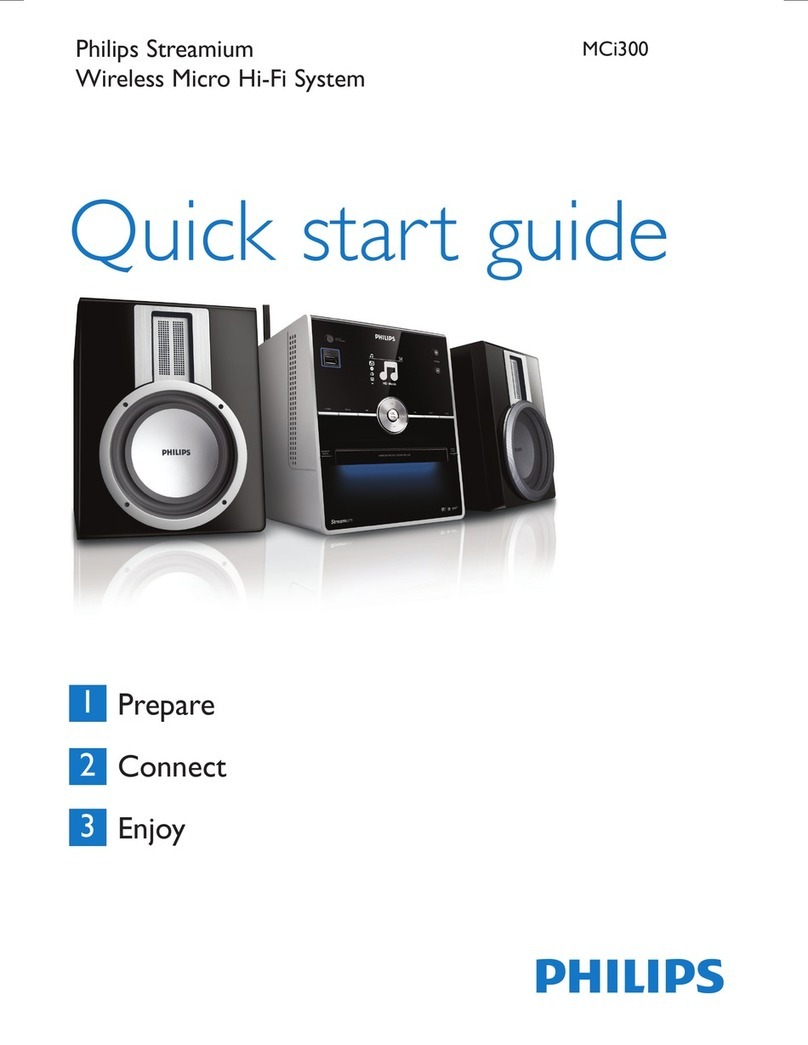 Philips STREAMIUM MCI300 Manual de usuario