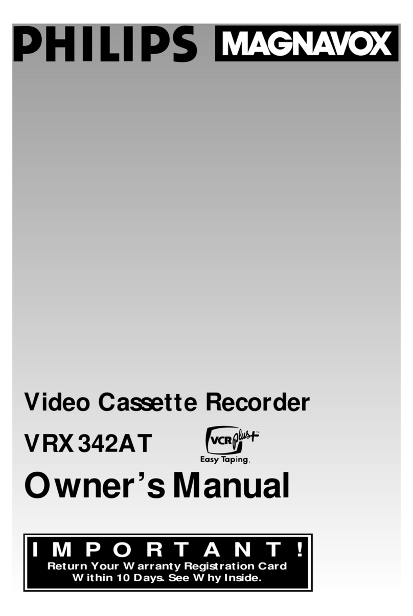 Philips VRX342AT Manual de usuario