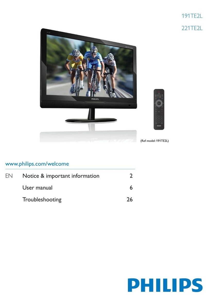 Philips 191TE2L Manual de usuario