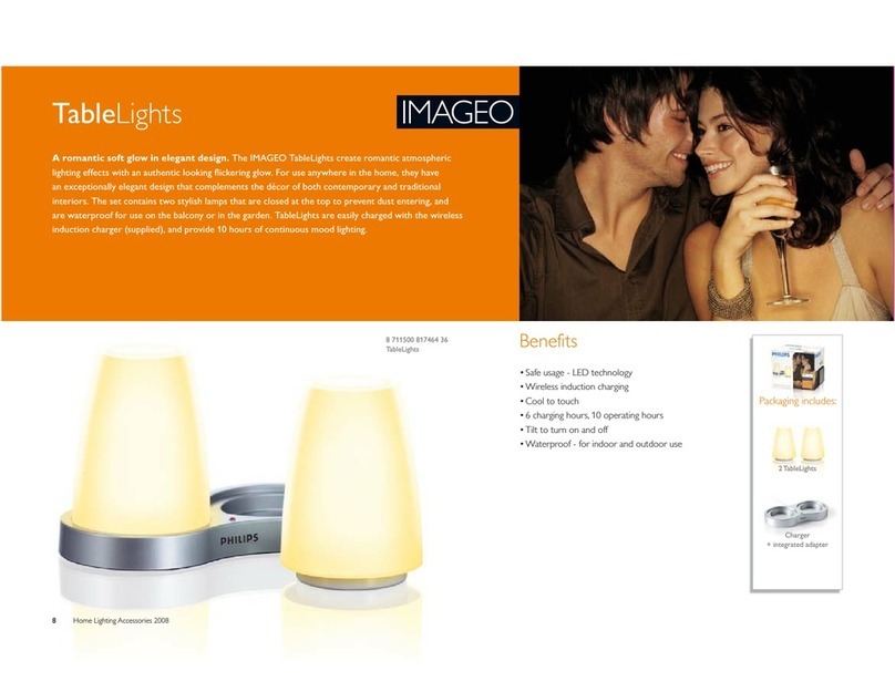 Philips TableLights Manual de usuario