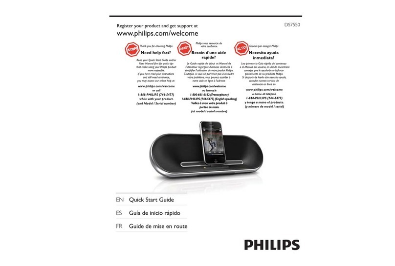 Philips DS7550/37 Manual de usuario