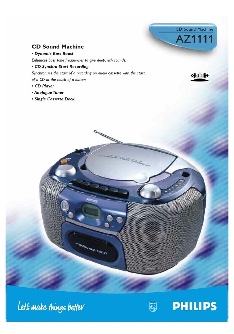 Philips AZ1111 Manual de usuario