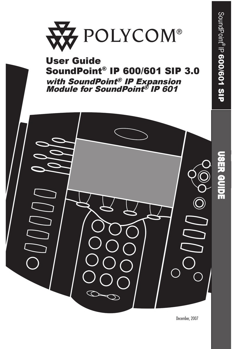 Polycom IP 600/601 Manual de usuario