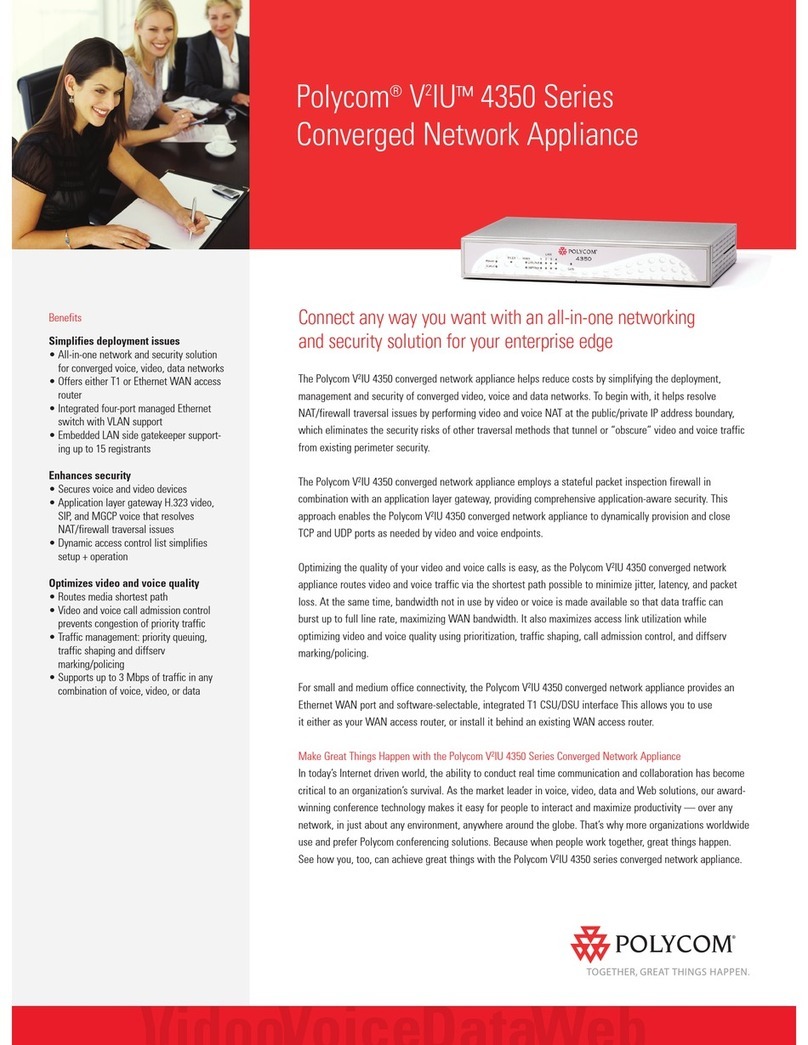 Polycom V2IU 4350 Series Manual de usuario