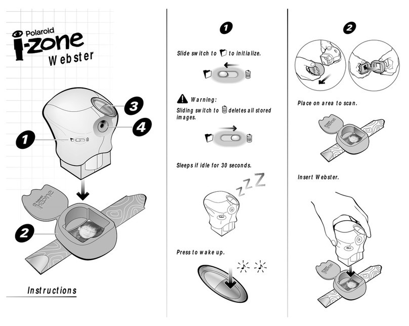 Polaroid i-Zone Webster Manual de usuario
