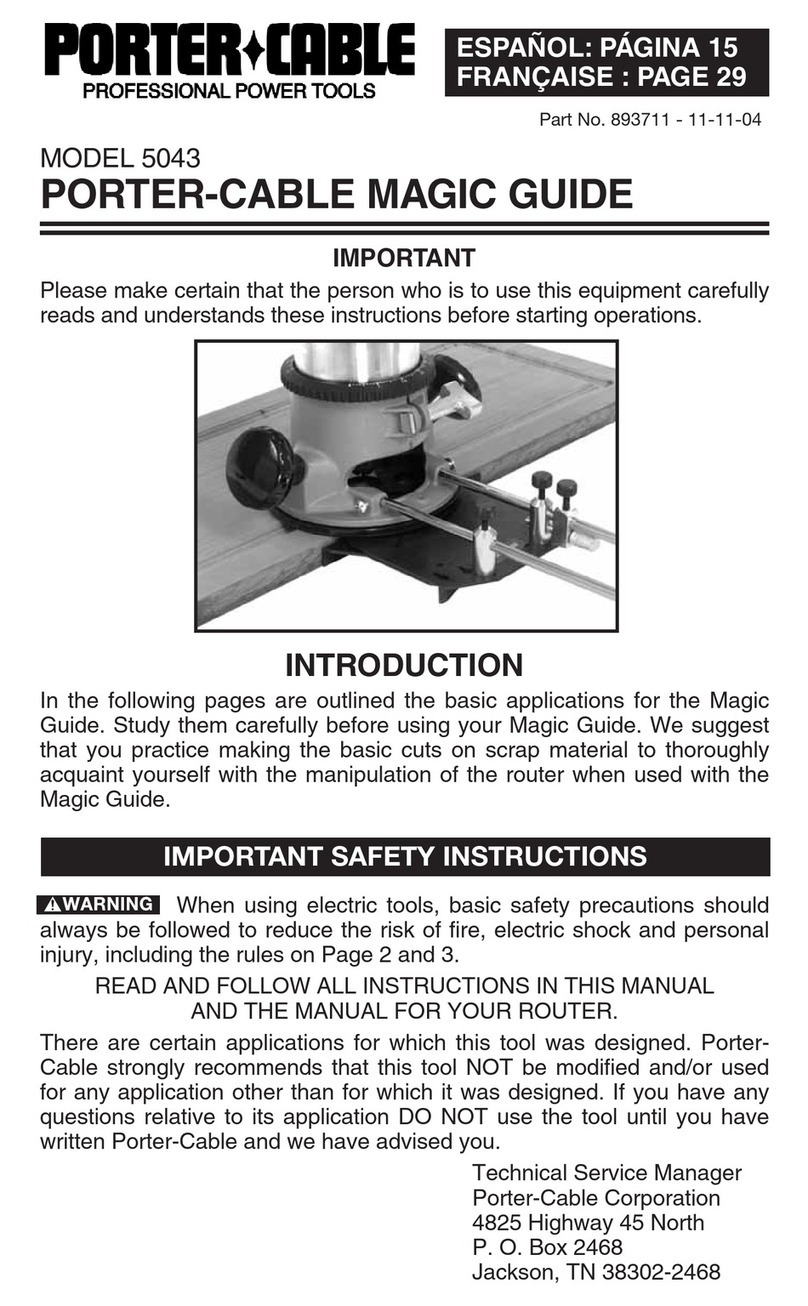 Porter-Cable 5043 Manual de usuario
