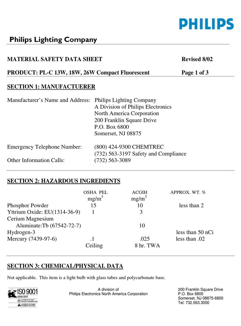 Philips PL-C Instrucciones de funcionamiento y mantenimiento