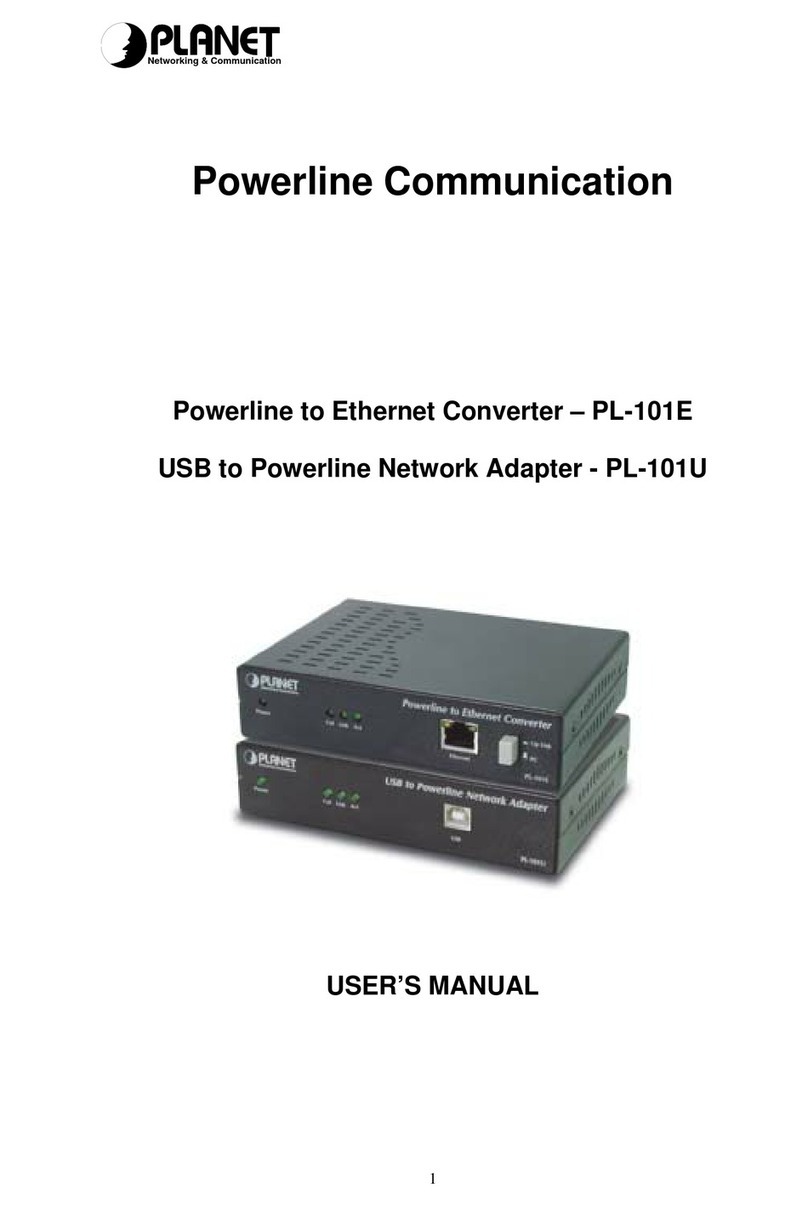 Planet PL-101E Manual de usuario Planet PL-101E Manual de usuario