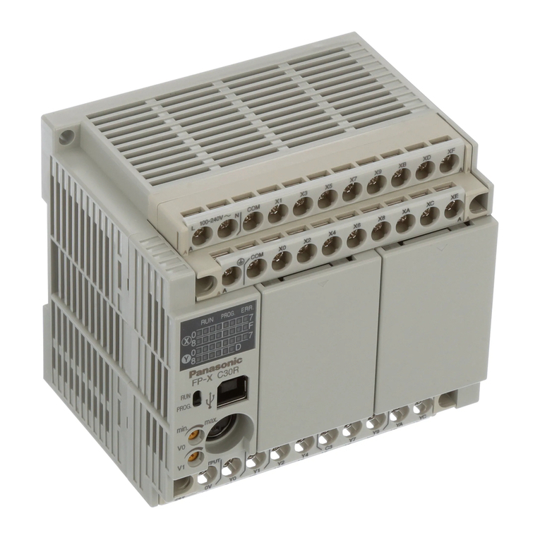 Panasonic Programmable Controllers FP-X Series Manual de usuario
