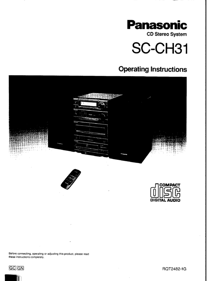 Panasonic SC-CH31 Manual de usuario