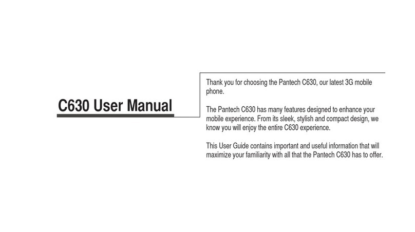 Pantech C630 Manual de usuario Pantech C630 Manual de usuario