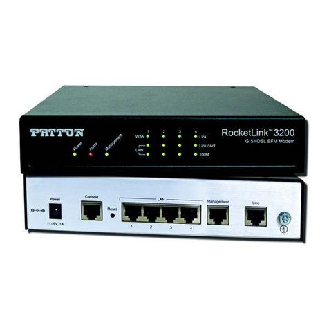 Patton electronics RocketLink 3202 Manual de usuario