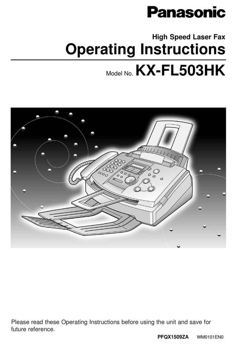 Panasonic KX-FL503HK Manual de usuario