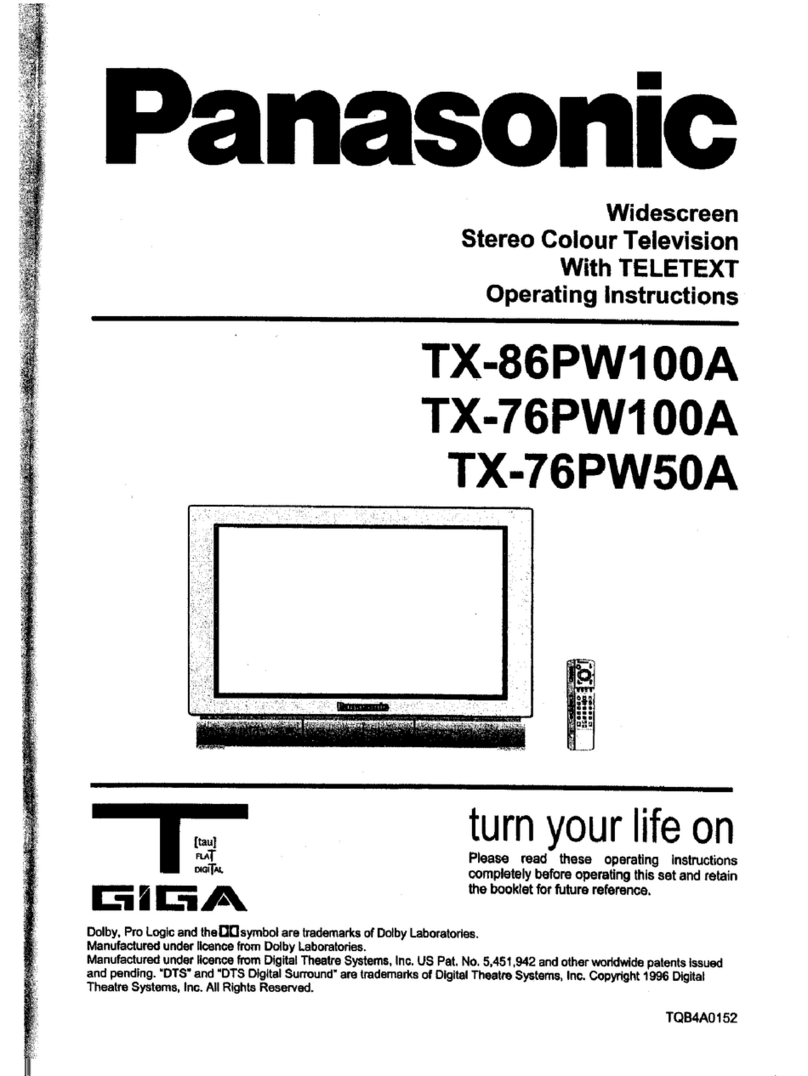 Panasonic TX-76W50A Manual de usuario
