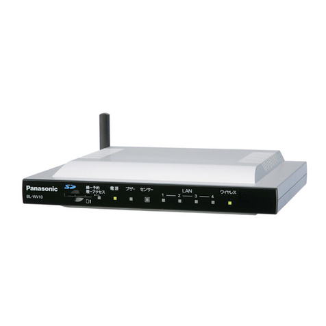 Panasonic BL-WV10 Manual de usuario
