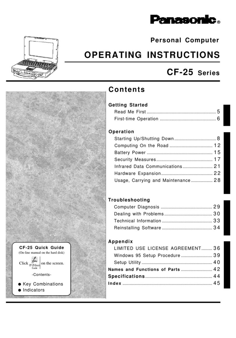 Panasonic CF-25 Manual de usuario