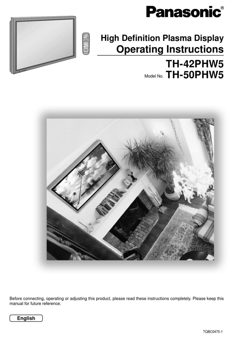 Panasonic Viera TH-42PHW5 Manual de usuario