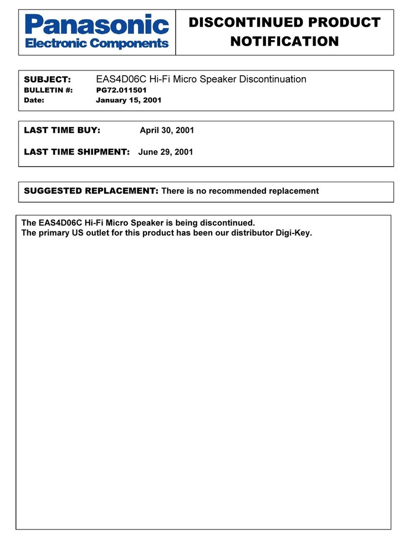 Panasonic EAS4D06C Manual de usuario