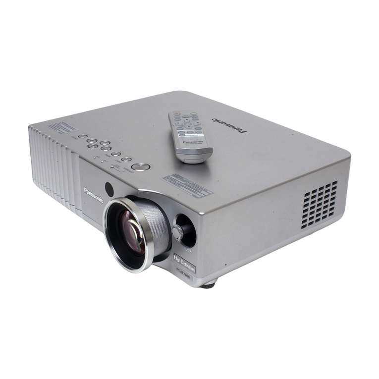 Panasonic PT-AE700 Manual de usuario