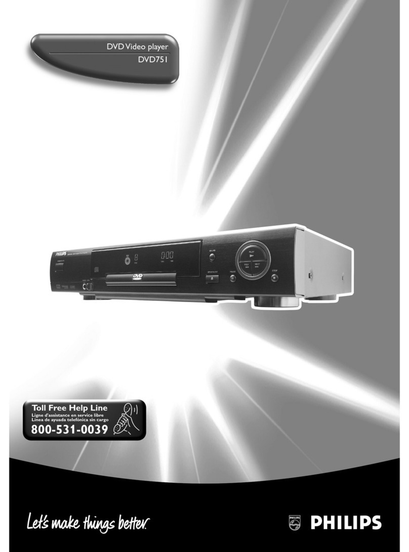 Philips DVD751 Manual de usuario
