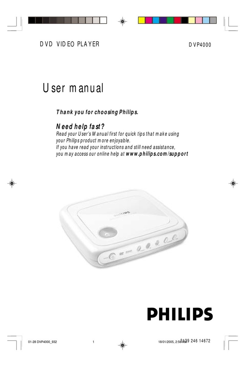 Philips DVP4000 Manual de usuario