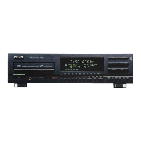 Philips CD 850 Manual de usuario