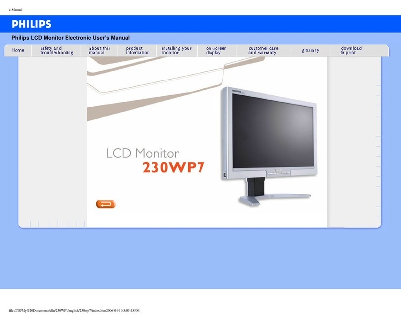 Philips 230WP7 Manual de usuario