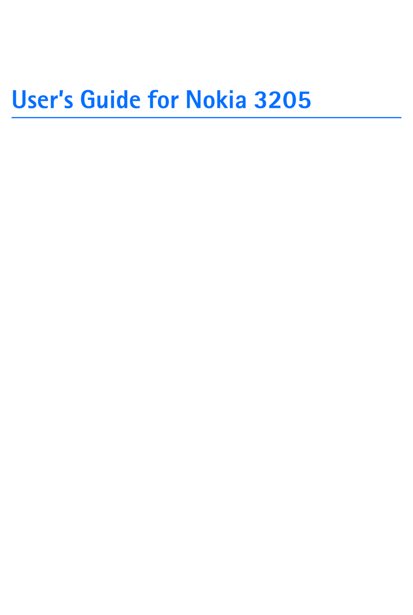 Nokia 3205 - Cell Phone - CDMA2000 1X Manual de usuario