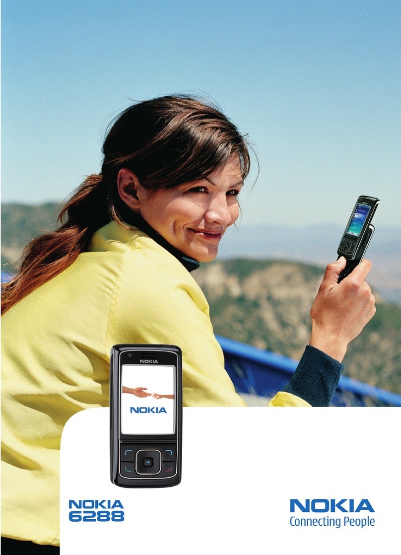 Nokia 6288 - Cell Phone - WCDMA Manual de usuario