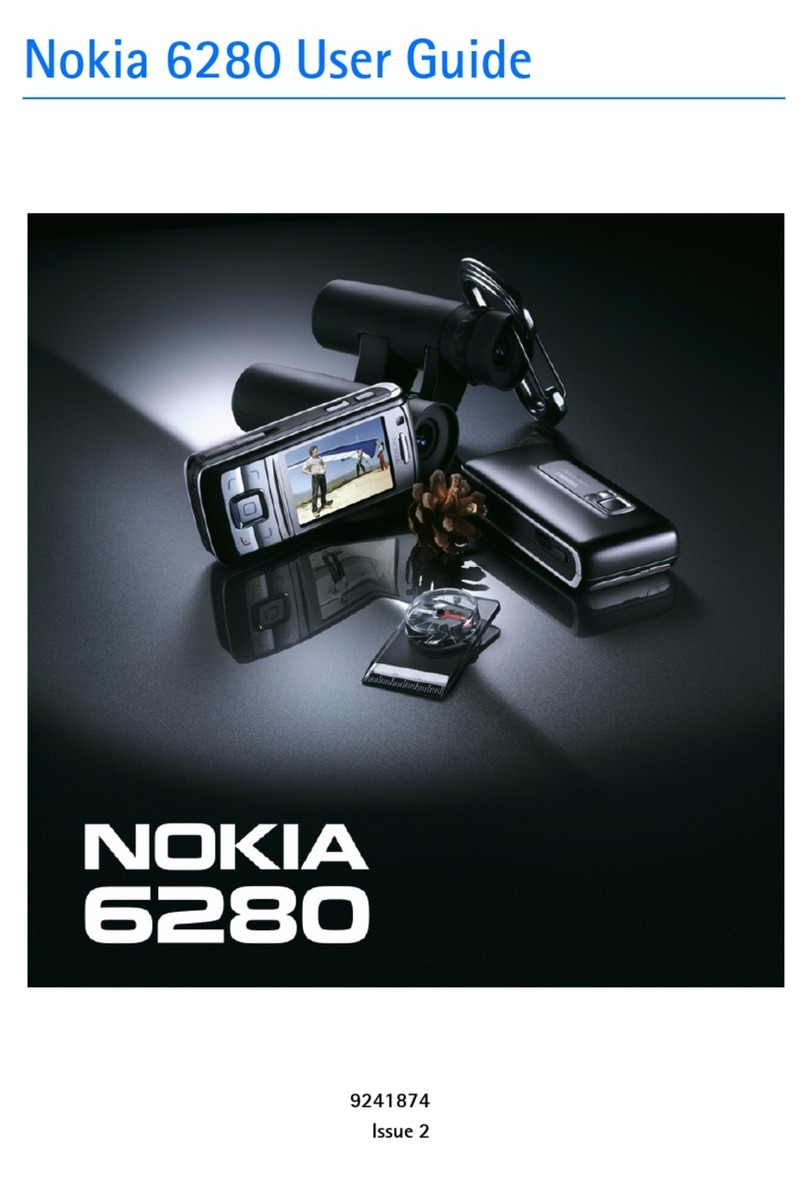 Nokia HANDSET 6280 Manual de usuario