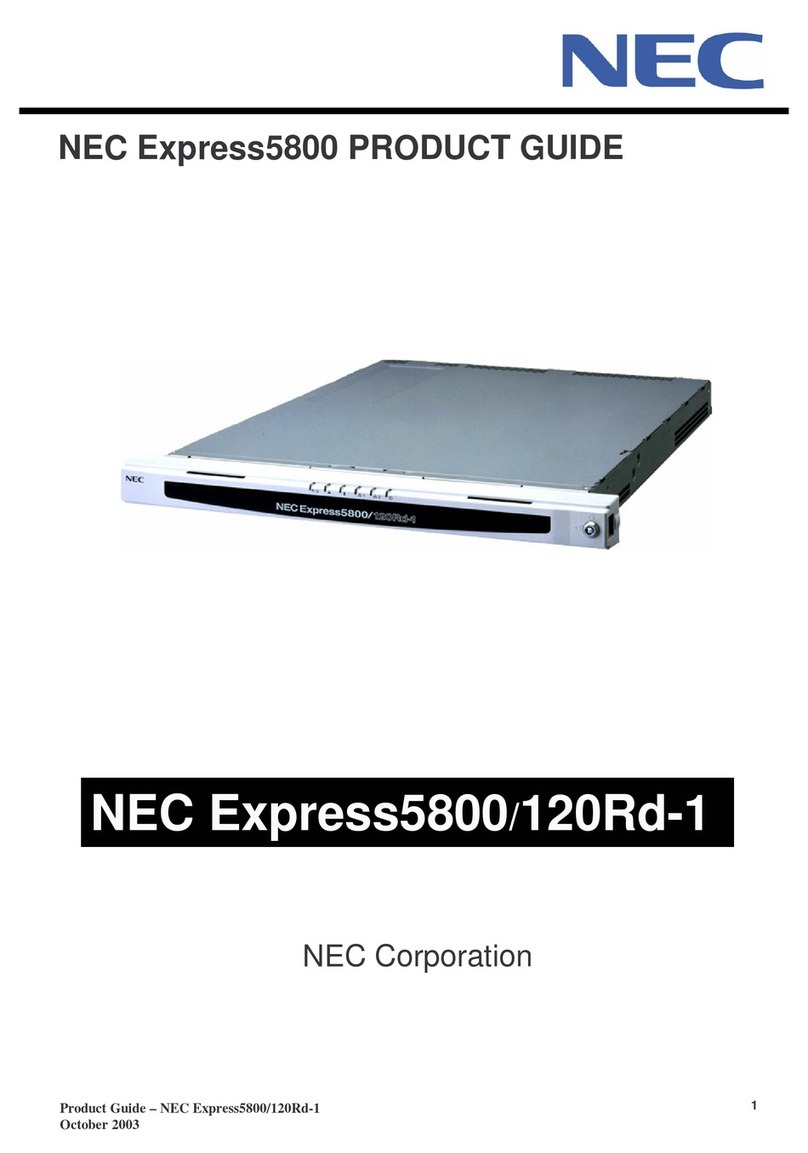 NEC 5800 Series Manual de usuario NEC 5800 Series Manual de usuario