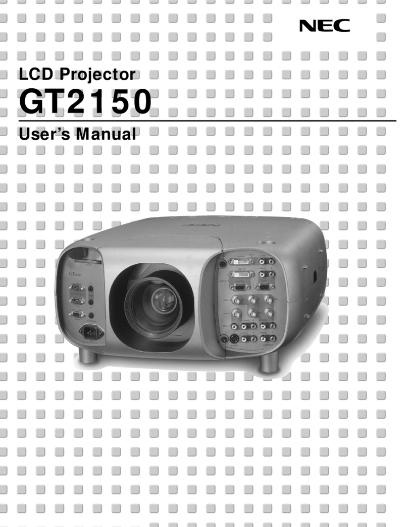 NEC GT2150 Series Manual de usuario