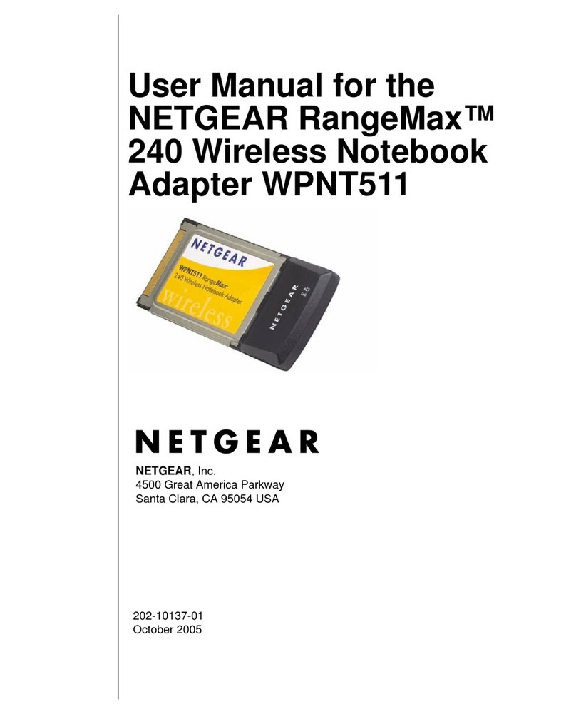 NETGEAR RangeMax WPNT511 Manual de usuario